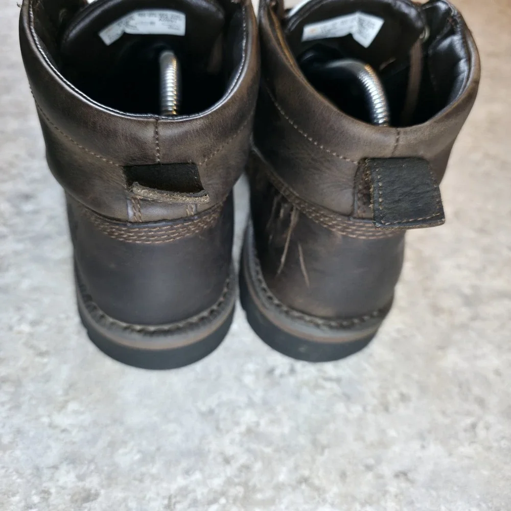 Timberland‎ Grantly Chukka Leather Moc Toe Ankle Shoe Boots Brown Size 9.5 A1859